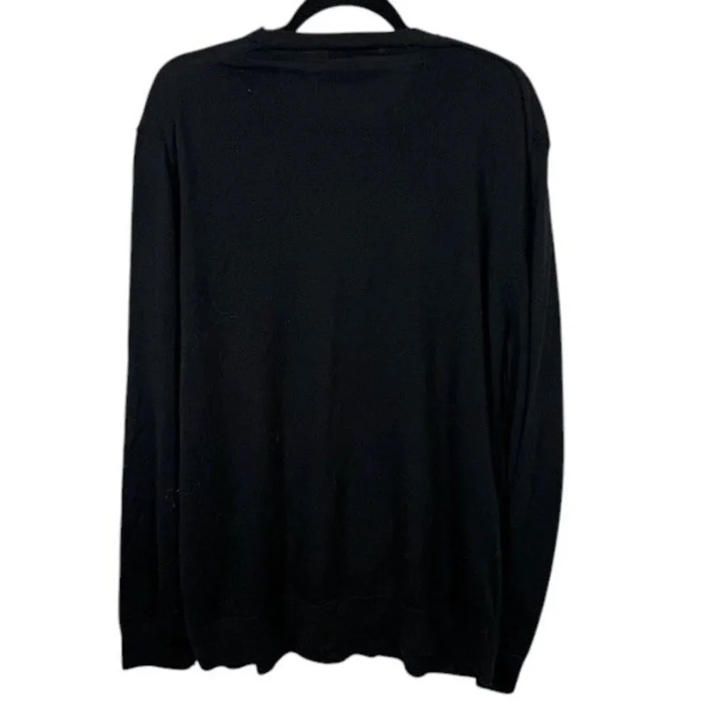 Banana Republic‎ Merino Wool Sweater (100% Merino Wool Crewneck) Black XXL